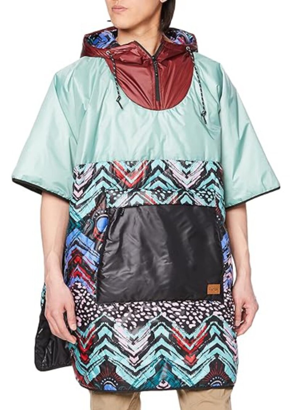 NWT Rumpl Original Puffy Poncho Packable Wearable Blanket Coat New Moon S/M